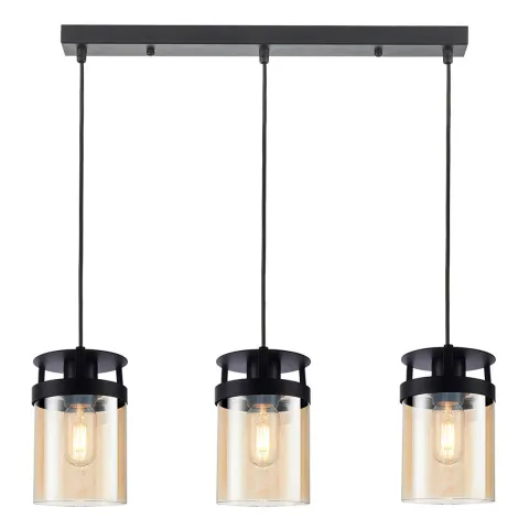 Suspensie BETTY 4304900 Viokef E27, Amber, Grecia
