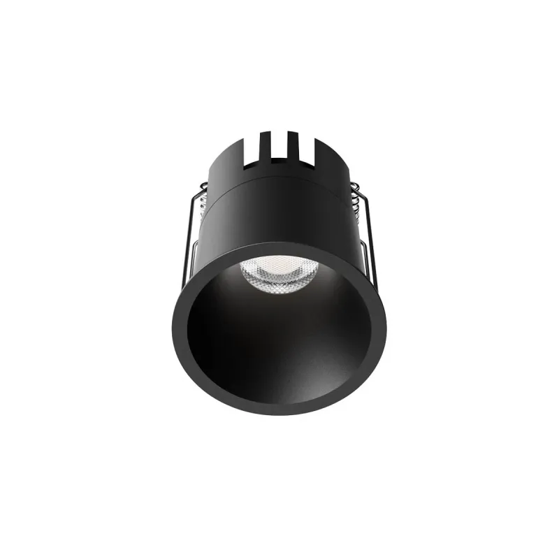 Downlight Incastrat DYLAN 4311101 Viokef LED, Negru, Grecia