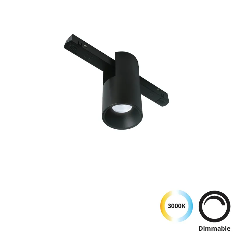 Downlight Sina Magnetica MAGNETIC 4314300 Viokef LED, Negru, Grecia