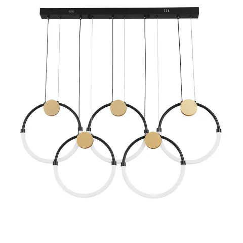 Suspensie BRIANA 4315000 Viokef LED, Negru, Grecia