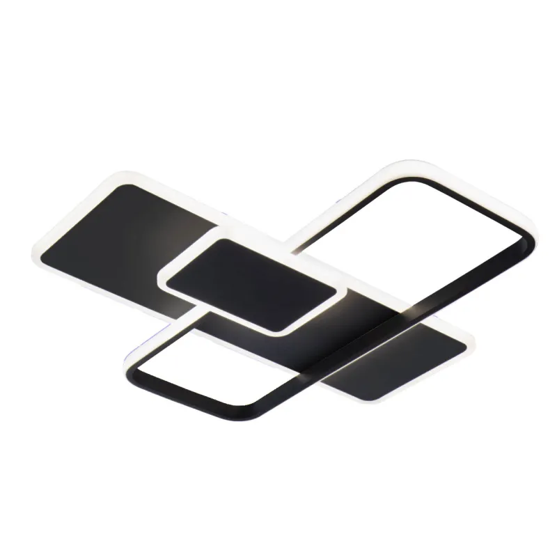 Lustra Plafon BRENDA 4316400 Viokef LED, Negru, Grecia