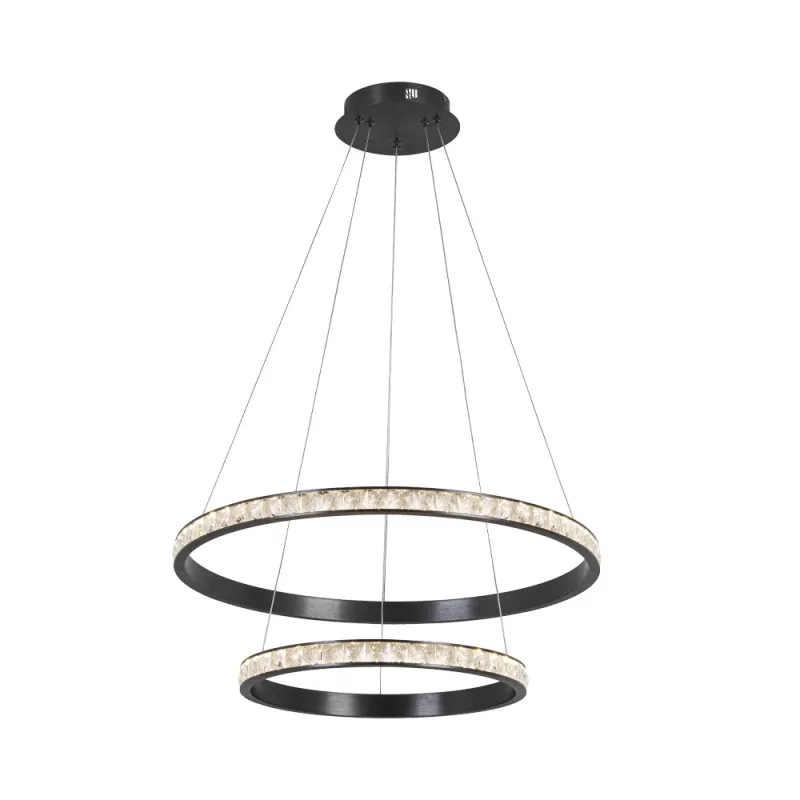 Lustra 4323700 Oriana Viokef, Elegant, Led, Negru