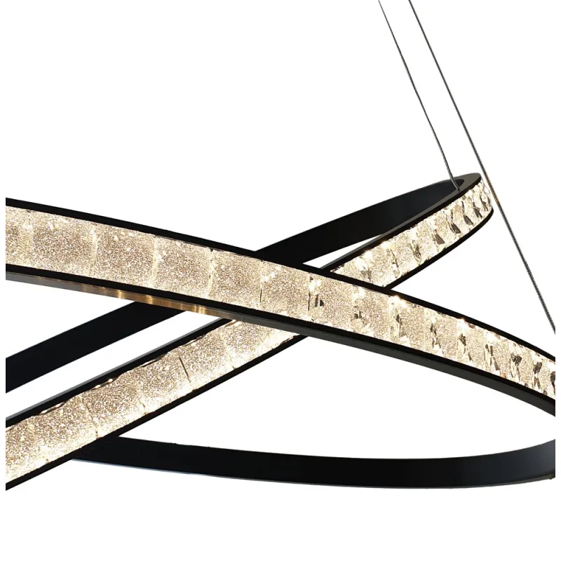 Lustra 4323800 Oriana Viokef, Elegant, Led, Negru