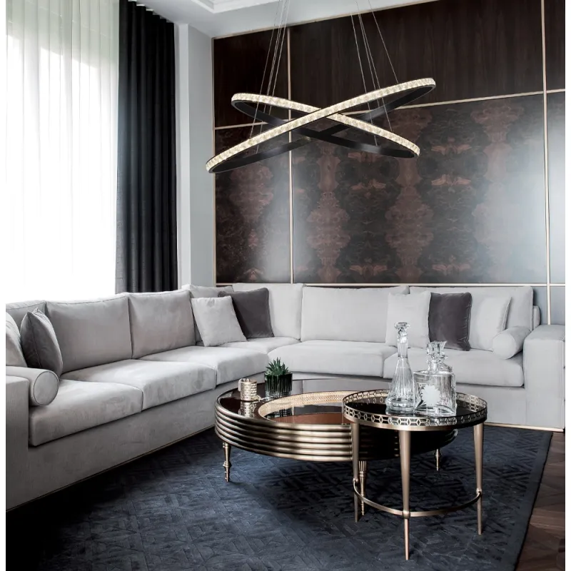 Lustra 4323800 Oriana Viokef, Elegant, Led, Negru