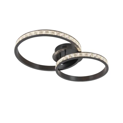 Lustra Plafon 4323900 Oriana Viokef, Elegant, Led, Negru
