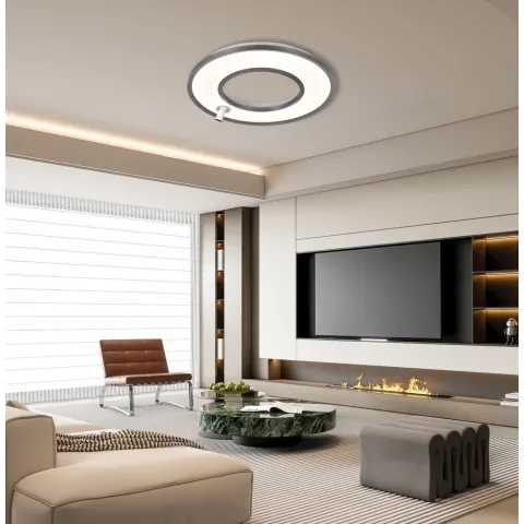 Lustra Plafon 4336700 Valeria Viokef, Modern, Led, Gri