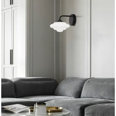 Aplica 4351400 Elsa Viokef, Modern, G9, Negru