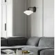 Aplica 4351400 Elsa Viokef, Modern, G9, Negru