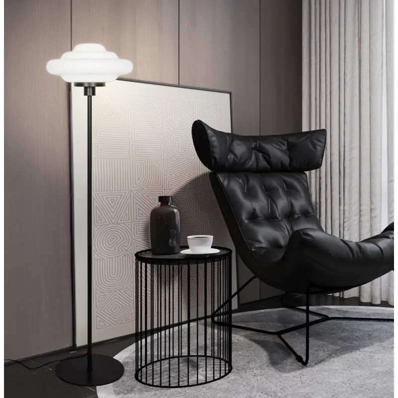 Lampadar 4351600 Elsa Viokef, Modern, E27, Negru