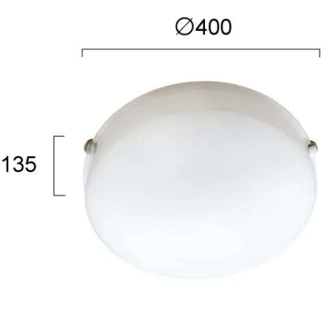 Plafoniera VIT 3100700 Viokef E27, Alb, Grecia