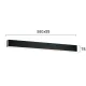 Plafoniera Liniara STATION ULTRA 3911-01058-3-B-D1 Viokef LED, Negru, Grecia