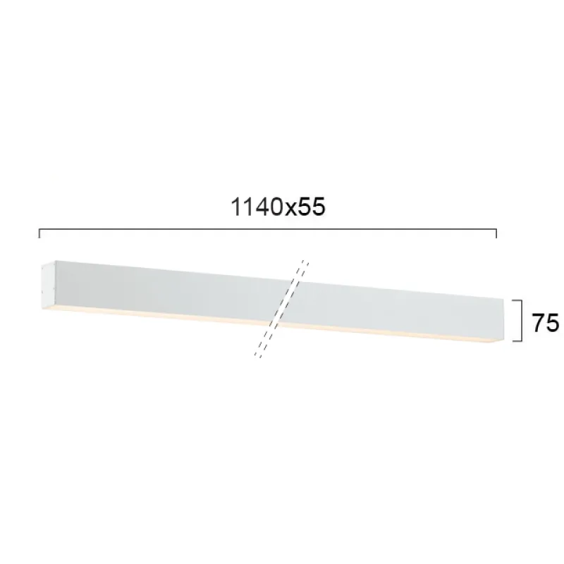 Plafoniera Liniara STATION ULTRA 3911-01114-3-W-D4 Viokef LED, Alb, Grecia