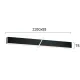 Plafoniera Liniara STATION ULTRA 3911-01226-4-B-N Viokef LED, Negru, Grecia
