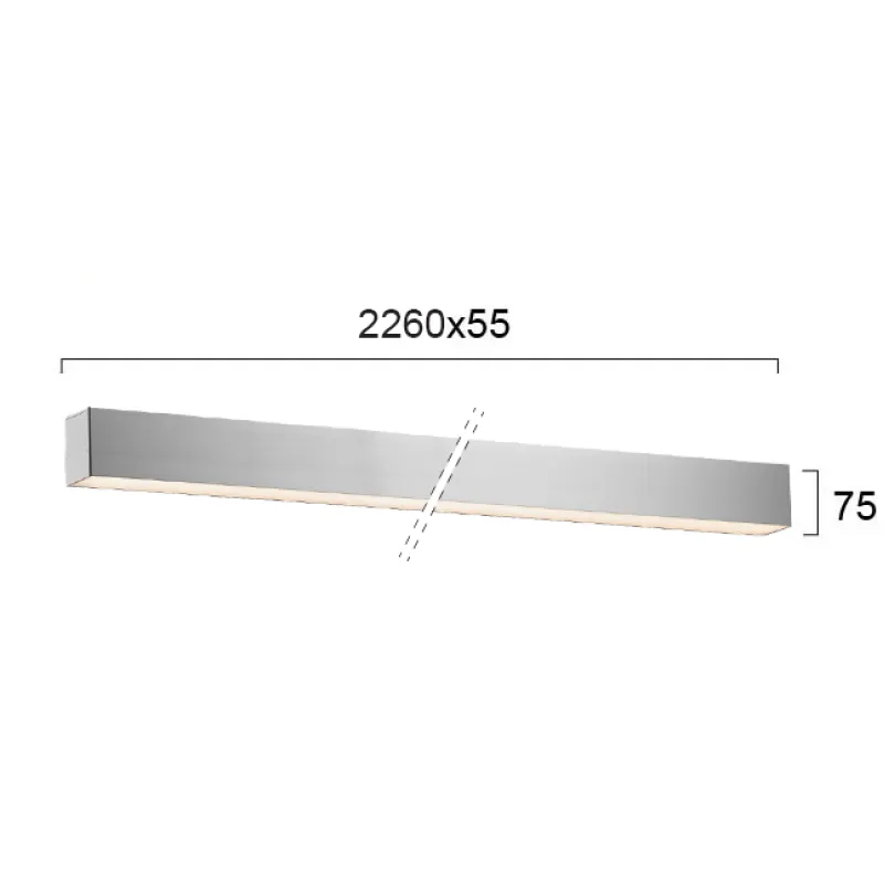 Plafoniera Liniara STATION ULTRA 3911-01226-4-U-N Viokef LED, Grecia