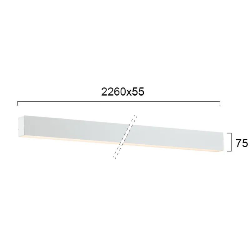 Plafoniera Liniara STATION ULTRA 3911-01226-4-W-D4 Viokef LED, Alb, Grecia