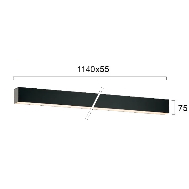 Aplica STATION ULTRA 3911-02114-3-B-D1 Viokef LED, Negru, Grecia