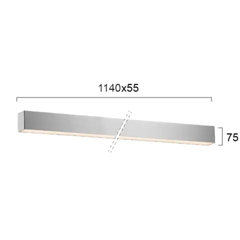 Aplica STATION ULTRA 3911-02114-3-U-D1 Viokef LED, Grecia