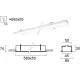 Plafoniera Incastrata STATION ULTRA 3911-03058-3-W-D1 Viokef LED, Alb, Grecia