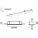 Plafoniera Incastrata STATION ULTRA 3911-03086-3-U-D4 Viokef LED, Grecia
