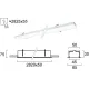 Plafoniera Incastrata STATION ULTRA 3911-03282-4-W-D3 Viokef LED, Alb, Grecia
