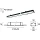 Plafoniera Incastrata STATION ULTRA 3911-03310-4-B-D4 Viokef LED, Negru, Grecia