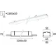 Plafoniera Incastrata STATION ULTRA 3911-03338-4-W-D4 Viokef LED, Alb, Grecia