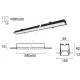 Plafoniera Incastrata STATION ULTRA 3911-04058-4-B-N Viokef LED, Negru, Grecia
