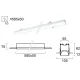 Plafoniera Incastrata STATION ULTRA 3911-04058-4-W-N Viokef LED, Alb, Grecia