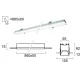 Plafoniera Incastrata STATION ULTRA 3911-04086-4-U-D5 Viokef LED, Grecia