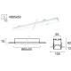 Plafoniera Incastrata STATION ULTRA 3911-04086-4-W-D3 Viokef LED, Alb, Grecia