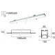Plafoniera Incastrata STATION ULTRA 3911-04198-4-U-D5 Viokef LED, Grecia