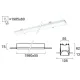 Plafoniera Incastrata STATION ULTRA 3911-04198-4-W-D5 Viokef LED, Alb, Grecia