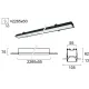 Plafoniera Incastrata STATION ULTRA 3911-04226-4-B-D1 Viokef LED, Negru, Grecia