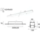 Plafoniera Incastrata STATION ULTRA 3911-04254-3-W-D1 Viokef LED, Alb, Grecia