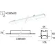 Plafoniera Incastrata STATION ULTRA 3911-04338-4-W-N Viokef LED, Alb, Grecia
