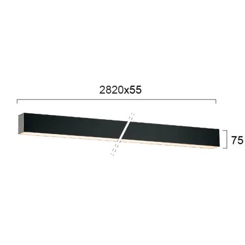 Aplica STATION ULTRA 3911-12282-4-B-D4 Viokef LED, Negru, Grecia