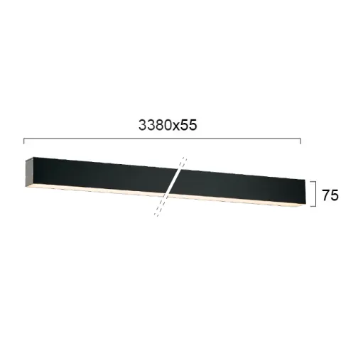 Aplica STATION ULTRA 3911-12338-3-B-D4 Viokef LED, Negru, Grecia