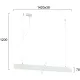 Suspensie Liniara CIBA 3916-00142-4-W-M-D4 Viokef LED, Alb, Grecia
