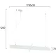 Suspensie Liniara CIBA 3916-00170-4-W-P-N Viokef LED, Alb, Grecia