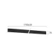 Plafoniera Liniara CIBA 3916-01170-4-B-P-D4 Viokef LED, Negru, Grecia
