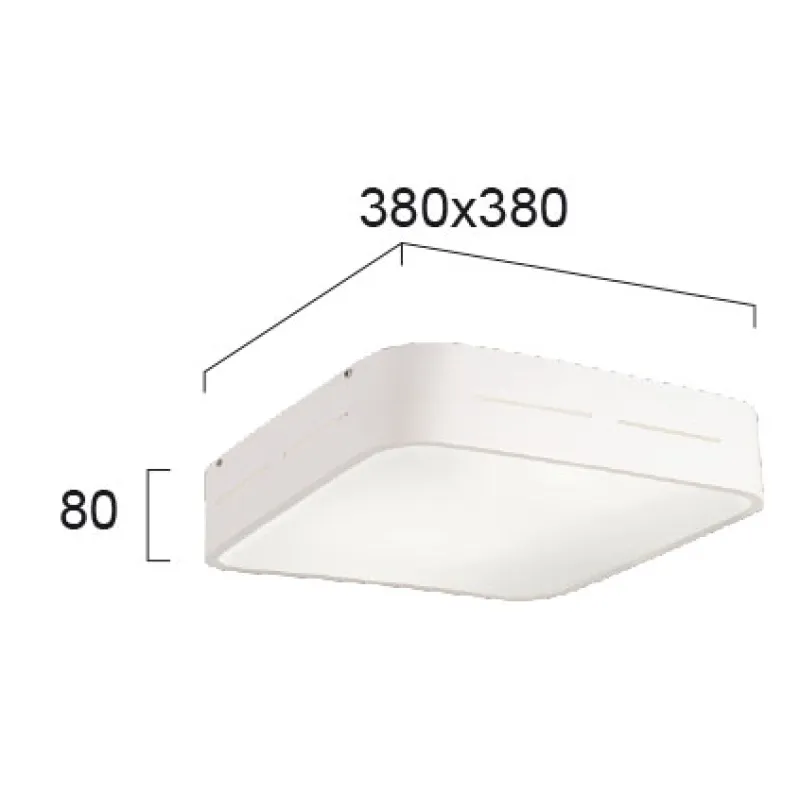 Plafoniera TERRY 4104300 Viokef E27, Alb, Grecia