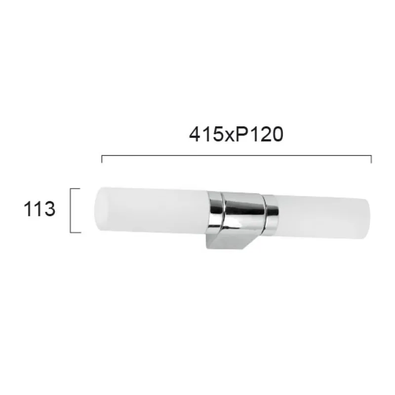 Aplica Baie ROBERT 4104900 Viokef E14, Alb, Grecia