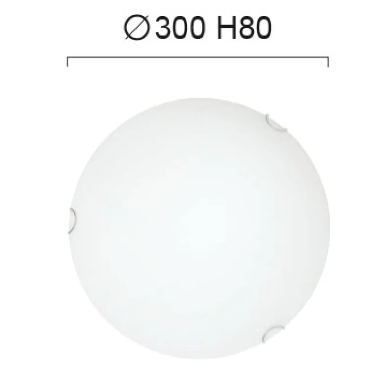 Plafoniera DAVID 4105700 Viokef E27, Alb, Grecia