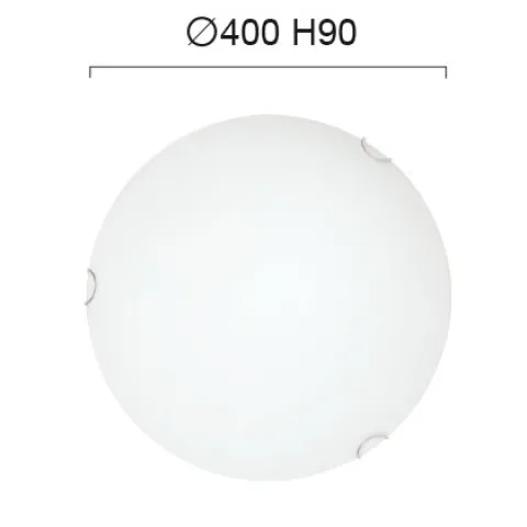 Plafoniera DAVID 4105800 Viokef E27, Alb, Grecia