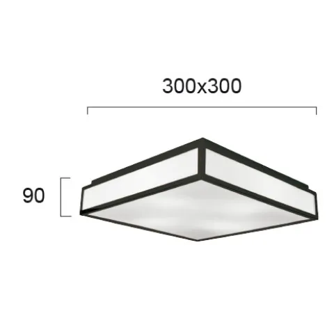 Plafoniera FIGARO 4118001 Viokef E27, Alb, Grecia