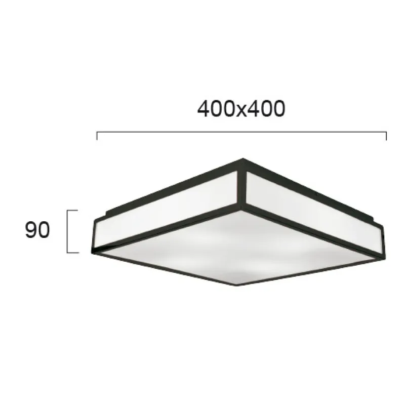 Plafoniera FIGARO 4118101 Viokef E27, Alb, Grecia