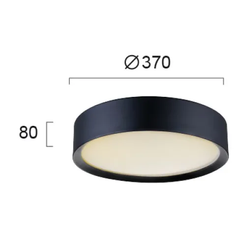 Plafoniera ALESSIO 4155300 Viokef E27, Negru, Grecia