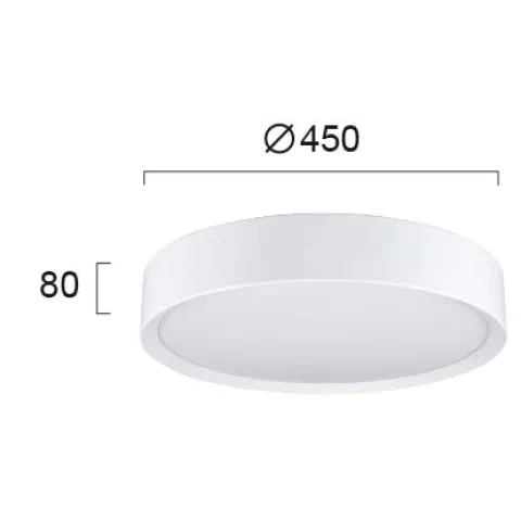 Plafoniera ALESSIO 4155401 Viokef E27, Alb, Grecia