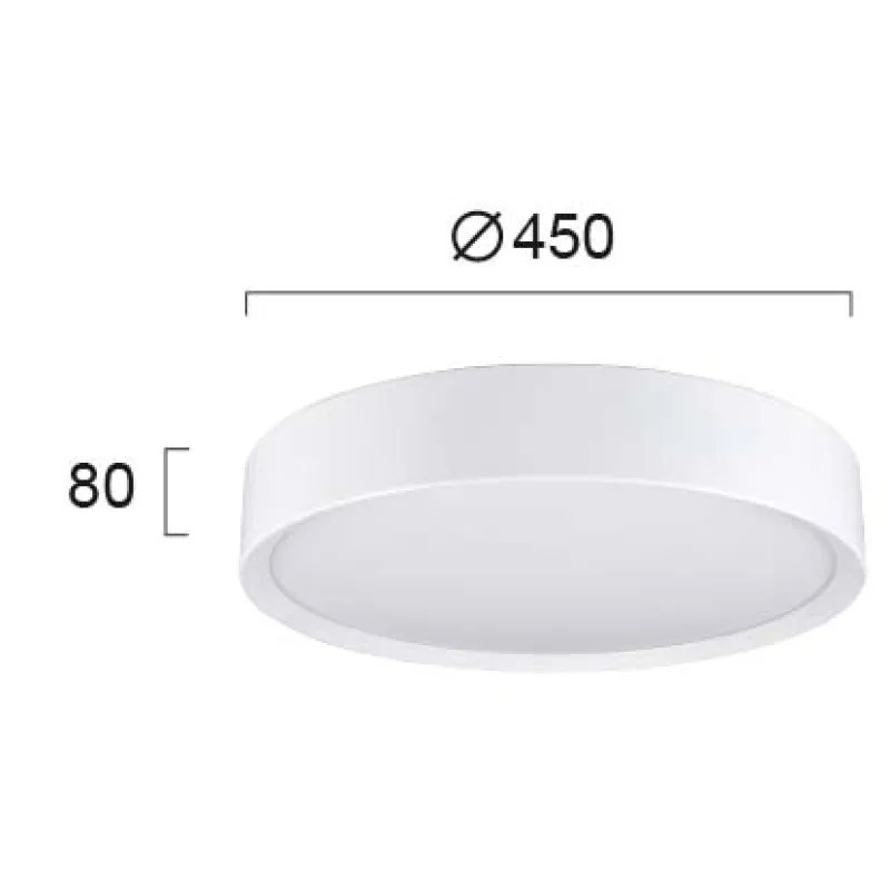 Plafoniera ALESSIO 4155401 Viokef E27, Alb, Grecia