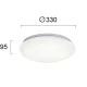 Plafoniera BRIGHT 4158800 Viokef LED, Alb, Grecia